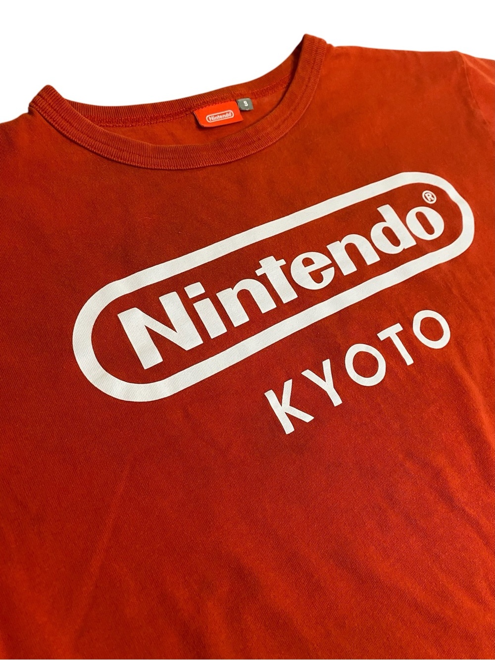 Nintendo Kyoto Japan Tee Men’s S Unisex Gamer Y2K 90s Limited Edition Logo Slim